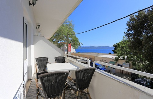 Zivogosce Apartment | Two bedroom apartment with balcony and sea view Živogošće - Porat, Makarska (A-18218-c)