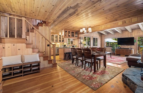 Ridgewood Cabin | Unique Hilltop Cabin on Ridgewood | Dog Friendly | Partial Tahoe Views | Spacious Deck