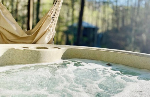 Townsend Ski Chalet | Unique octagon treehouse chalet, panoramic forest views, community pool.