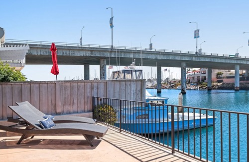 Channel Islands House | Unique & sleek dog-friendly two-level home w/water views, pool table & dock