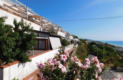 Scalea Apartment | Unobstructed Breathtaking Sea View Private Beach condo with a HUGE Patio/balcony