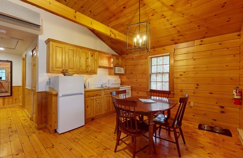 Northport Cabin | Unwind in this dog-friendly cabin with kitchen, firepit, WiFi & wooded views