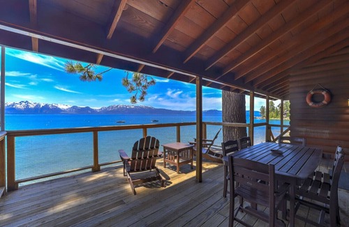 Zephyr Cove House | Lakefront Cabin | Beach-Deck-Epic Views | Sleep 10