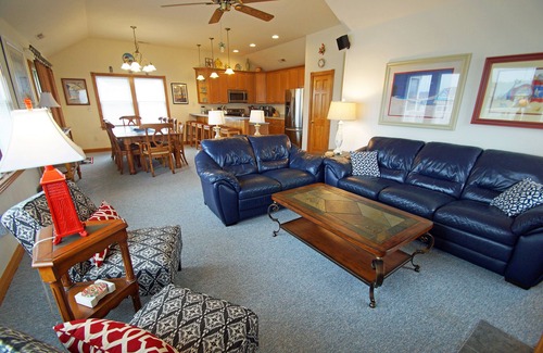 Ocean Hill House | V1252- A Real Beauty! 6 Bedrooms (3 masters), Hot Tub, 2 Com Pools, Foosball!