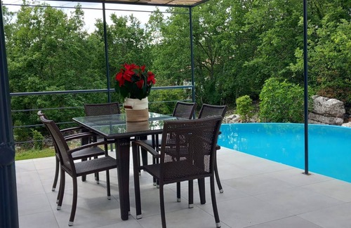 Saint Alban Auriolles Villa | Vacances de rêve au milieu des cigales VILLA avec piscine proche Vallon