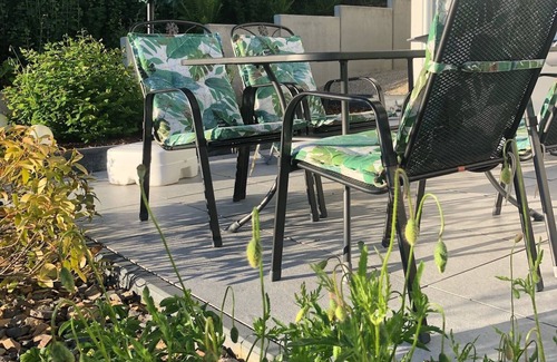 Reinhardshausen Apartment | Vacation apartment with distant views and sunset from your own terrace.