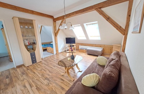 Lubs Apartment | Vacation apartment 3 (ground floor bottom right) - Ferienwohnungen Lübs with W-Lan