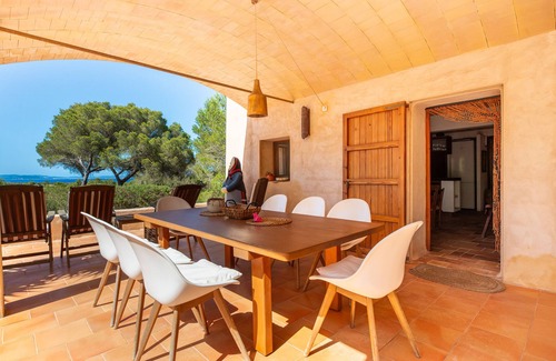 La Savina House | Vacation Home "Sa Paret Nova" with Sea View, Private Garden & Wi-Fi