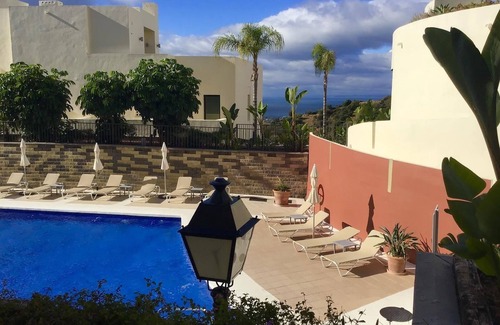 Marbella House | Vacation Home "Luxury Penthouse near Marbella" with Sea View, Shared Sauna, A/C & Wi-Fi