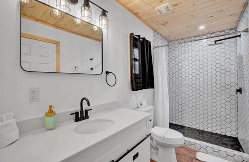 Canadensis Hotel | Vaulted Pine Pocono Modern | Firepits | Pickleball