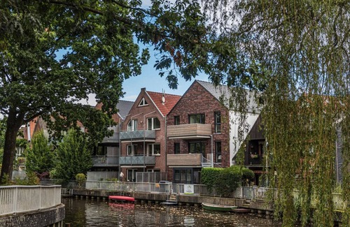 Nordhorn Apartment | Vechte-Loft 3 rooms, new building with balcony, WLAN & PP