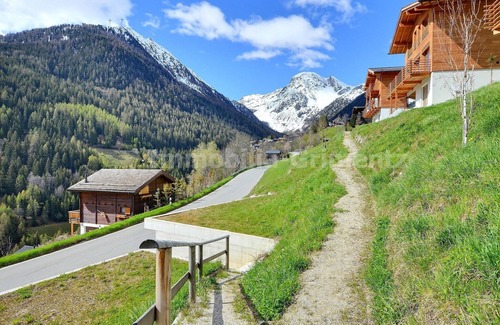 Grimentz Ski Chalet | Very comfortable chalet on 3 levels for 8 people, living room with fireplace, kitchen area with dish