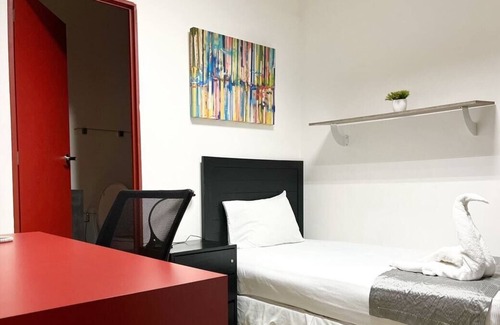 Escandon I Seccion House | VH | Escandón Suite | Washing Machine and Rooftop + wifi | 327
