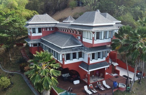 Plymouth Villa | Villa Soleil - Private Jetty, Overlooking the Caribbean Sea
