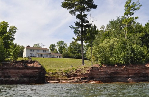 Pelkie House | View of Majestic Keweenaw Bay, Sauna, Hot tub, Swimming Pool, & More!