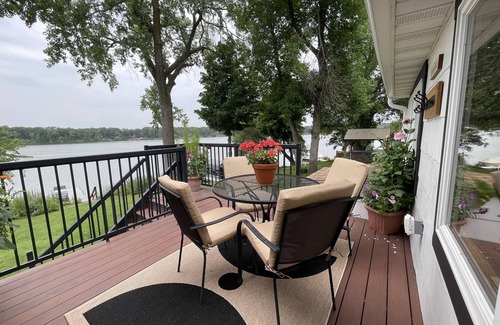 Sauk Centre House | Views! Peaceful, updated, and centrally-located waterfront retreat on Sauk Lake!