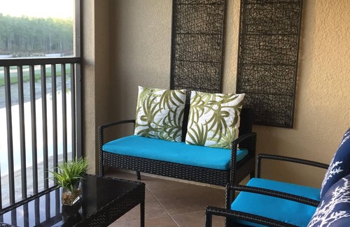 Naples Condo | Views:Water,Golf & Preserve! 2Br/Den/Garage w/Golf (3 Month min Jan - March)