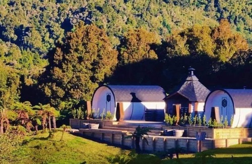 Kaiata Cabin | Viking Hut Thor Set Amid Rainforest w/Hot tub