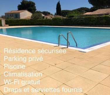 Cap d'Agde Villa | Villa émeraude dans résidence