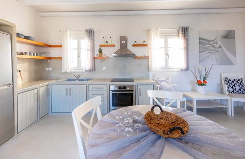Drios House | Villa Areti in Punda Beach with view, private pool and Jacuzzi