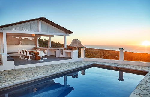 Sant Josep de sa Talaia Villa | Villa Ariel with private pool and sea view