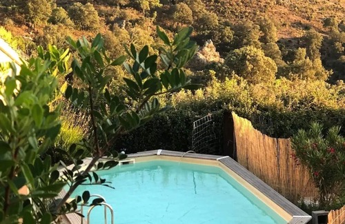 Canavaggia Villa | Villa Asphodèle - New semi-sunken swimming pool, quiet and valley view