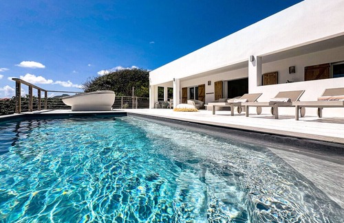 Cul de Sac Villa | Villa Atao, sublime sea view of Orient Bay and the islands