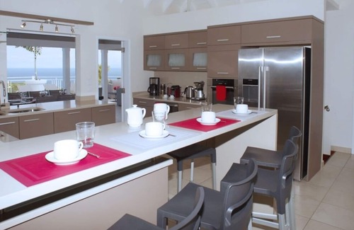Grand Cul-de-Sac Villa | Villa Au Coeur du Rocher | Ocean View - Located in Fabulous Vitet with Private Pool