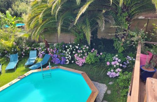 Tarnos Villa | villa bois sur pilotis avec vue sur forêt