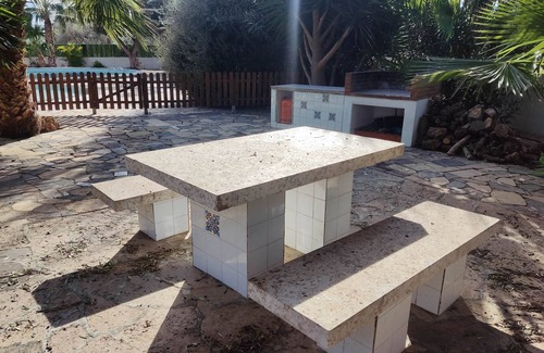 Vinaros Villa | Villa Carlos, Primera Linea DE MAR CON Piscina Y Jardin