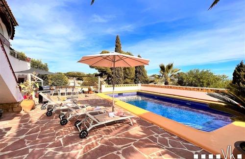 Pinar del Advocat Villa | VILLA CHRIS in Moraira – 4 bedrooms, private pool, panoramic sea and marina views, air conditioning and Wi-Fi