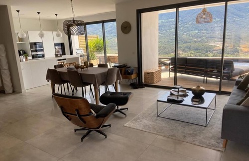 Santʼ Andrea-dʼOrcino Villa | Villa Corse du sud Avec Piscine Privée et vue Mer, à 3 mn de la Plage