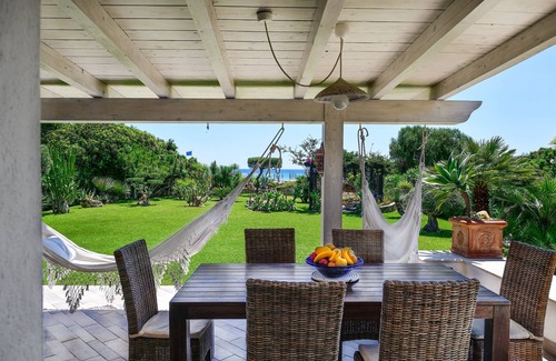 Costa Rei Villa | Villa 'Delle Agave' with Sea View, Wi-Fi and Air Conditioning