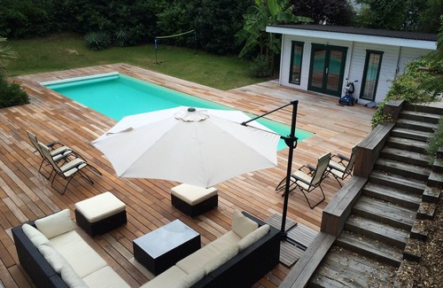 Pyla-sur-Mer Villa | VILLA familiale 5* - PYLA PLAGE 6 à 8 PERS CLIM PISC CHAUFFEE PLAGE A PIED 450M