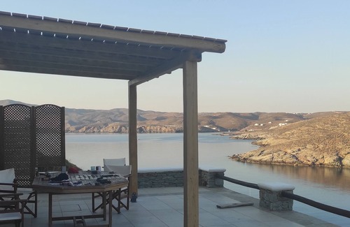 Loutra Villa | Villa FANI.Spectacular sea view and walking-distance approach to 3 top beaches!