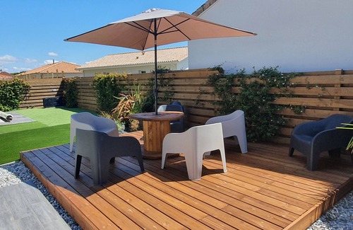 Saint-Paul-en-Born House | Villa for 08 people with private heated pool, 4-star rating