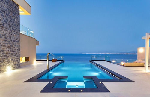 Agia Pelagia Villa | Villa Hyperion - Luxury 7 bdrm Villa with infinity heated pool