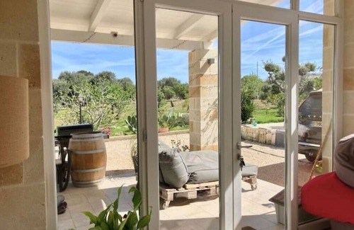 Carovigno Villa | Villa im Grünen mit Meerblick 6min Strand & Stadt