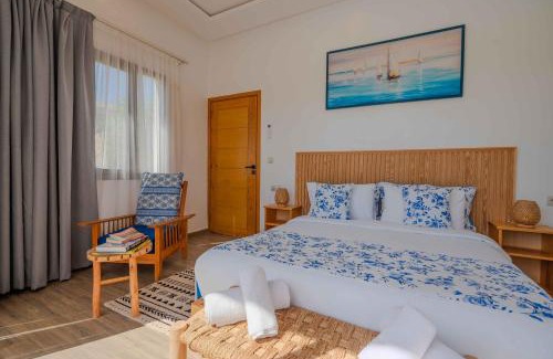 Sidi Kaouki House | Villa La Rose Bleue - Résidence Hôtelière avec Piscine - Essaouira