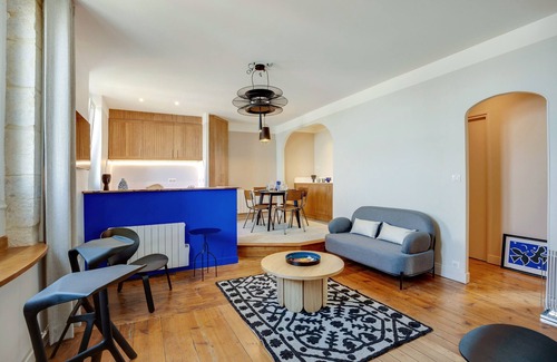 Saint-Regnobert-de-la-Cote-de-Nacre Apartment | Villa Les Hirondelles - Appartement avec jardin front de mer