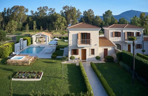 Dassia Villa | Villa Lilly with 3 bedrooms, private pool & outdoor jacuzzi.