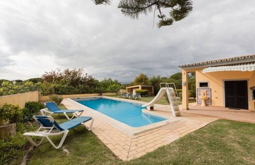 Almancil Villa | Villa Limao with huge pool with slide & private garden & parking in 3acre farm