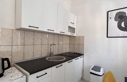 Neum Apartment | Villa Ljiljana - Studio Apartment with Terrace and Sea View A1