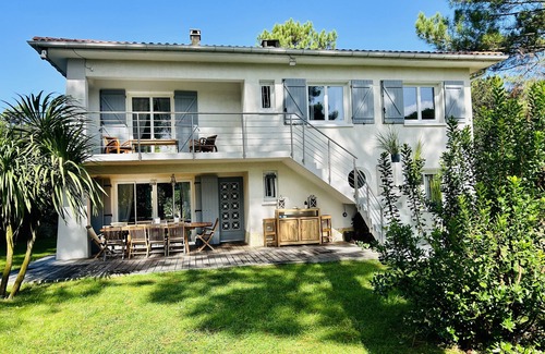 Biscarrosse Plage Villa | Villa Maluel, Pool, Surf, Beaches within walking distance