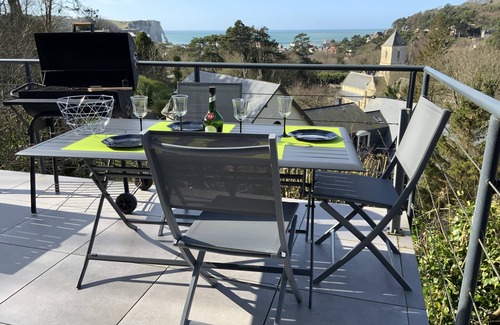 Etretat Villa | Villa Panorama, sea view and cliffs of Etretat
