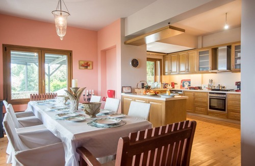 Selianitika Villa | Villa Panorama with Sea View and common Swimming Pool