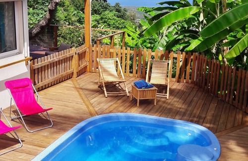 L'Etang-Sale Villa | Villa Payanké/panoramic sea view/heated pool/4 bdrms/varangue/tropical garden