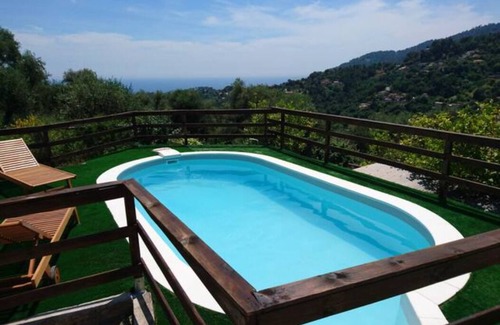 Sainte-Agnes House | Villa Sans vis à Vie, vue Mer, Piscine Privative et Salle de Sport