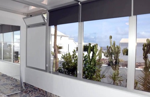 Charco del Palo Villa | Villa Tranquilidad with incredible private terrace and heated pool