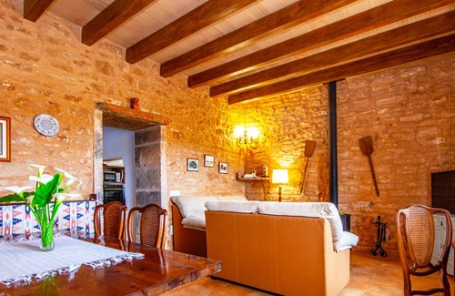 Ses Salines Villa | Villa with detached house, air conditioning, wifi, garden, private swimming pool